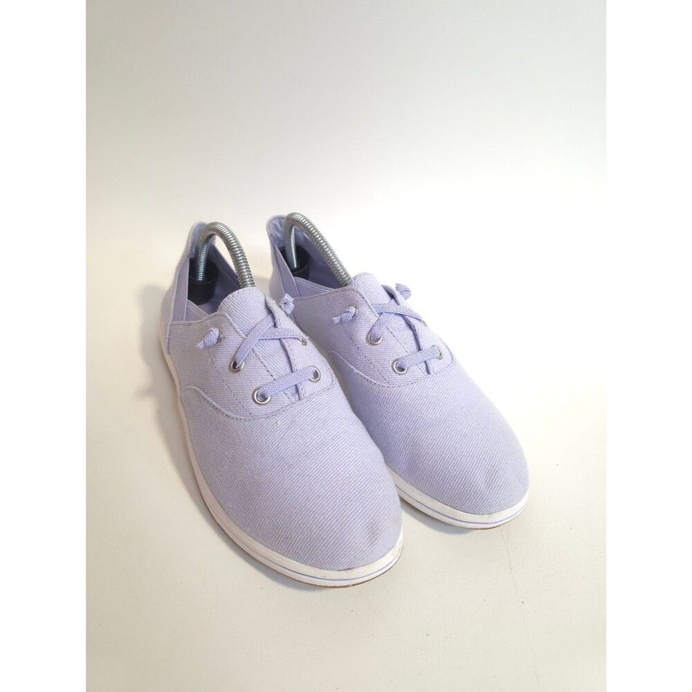 Clarks Womens Breeze Ave Shoes Lavender Canvas Comfort Sneakers Size 8M